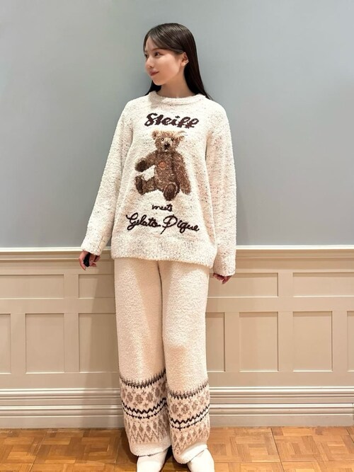 セール】【Steiff】パウダーネップジャガードプルオーバー（ルーム