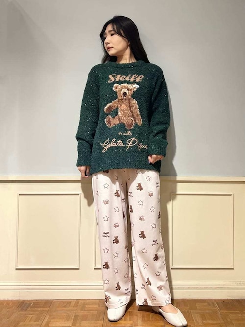 セール】【Steiff】パウダーネップジャガードプルオーバー（ルーム