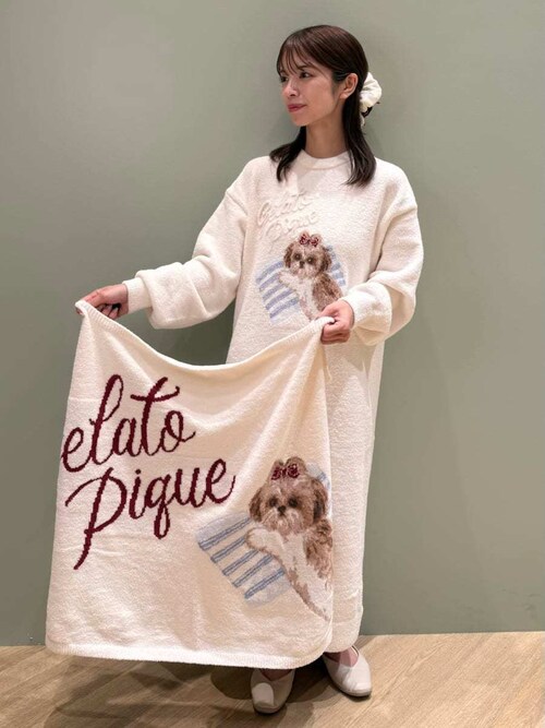 セール】シーズ―ジャガードワンピース（ルームウェア/パジャマ