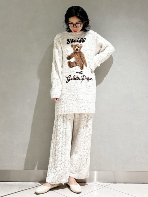 セール】【Steiff】パウダーネップジャガードワンピース（ルームウェア