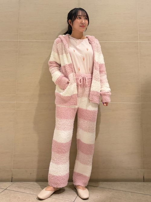 セール】ジェラート3ボーダーパーカ（ルームウェア/パジャマ）｜gelato