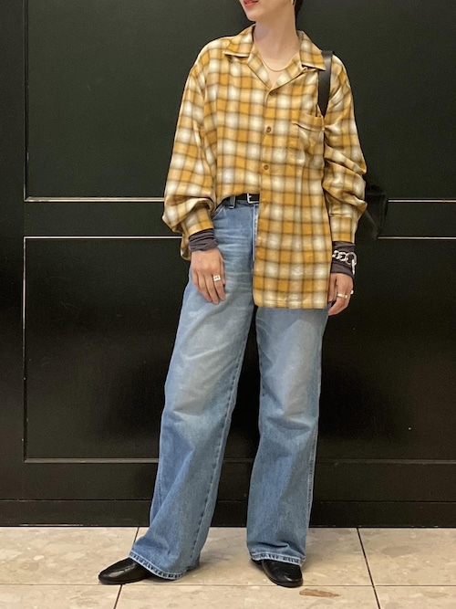 セール】《別注》【Wrangler/ラングラー】WIDE FLARE JEAN / UNISEX