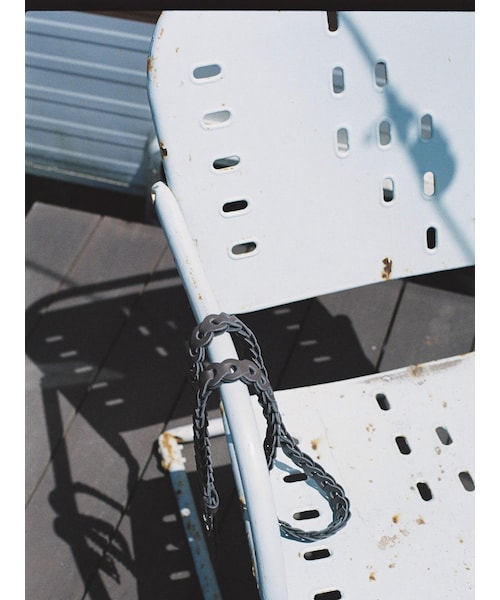 Llife（ライフ）の「Llife LEATHER CHAIN BELT（ベルト）」 - WEAR