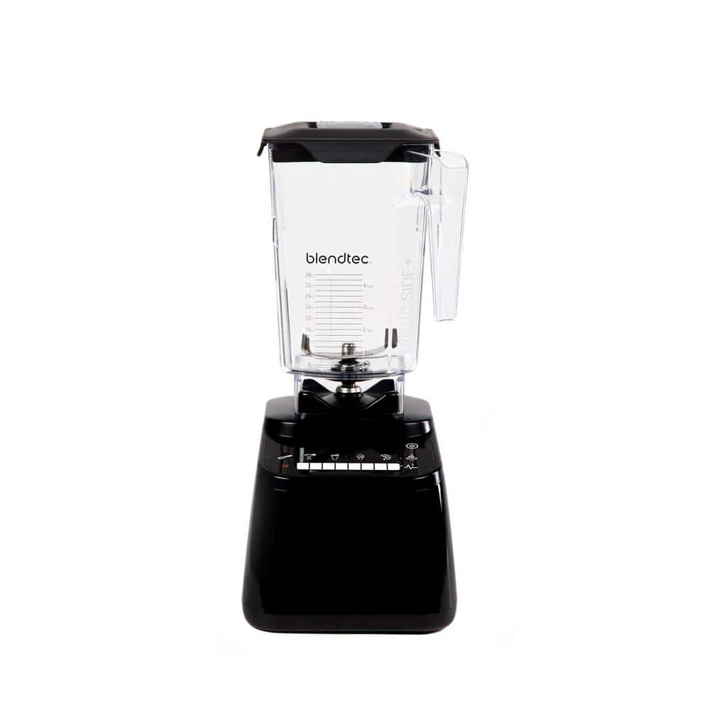 Blendtec Designer 650 90 oz. 8-Speed Black Blender with Plastic