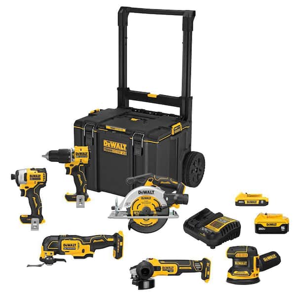 DEWALT 20-Volt MAX ToughSystem Lithium-Ion 6-Tool Cordless Combo