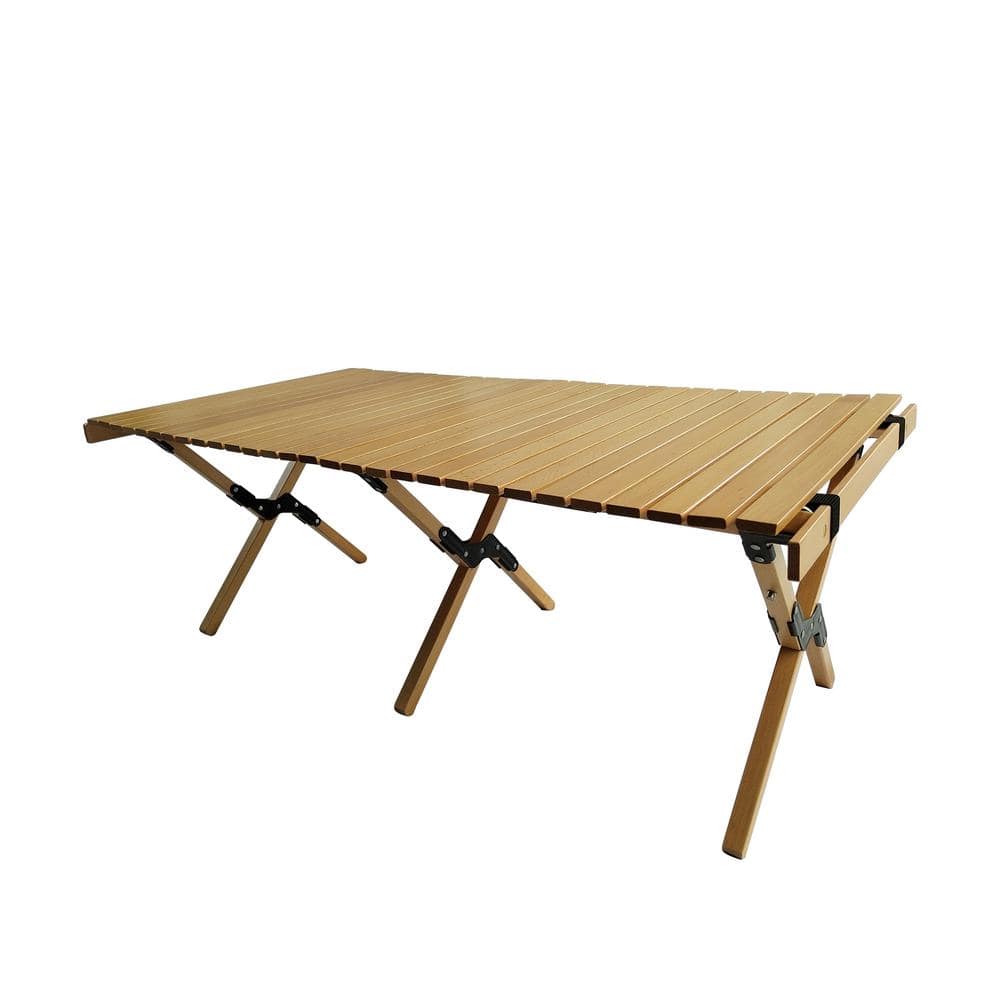 テーブル・チェア・ハンモック Coleman Natural Wood Roll Table / 110
