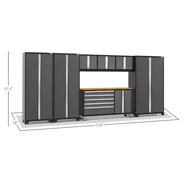 NewAge Products Bold Series 7-Piece 24-Gauge Steel Garage Storage