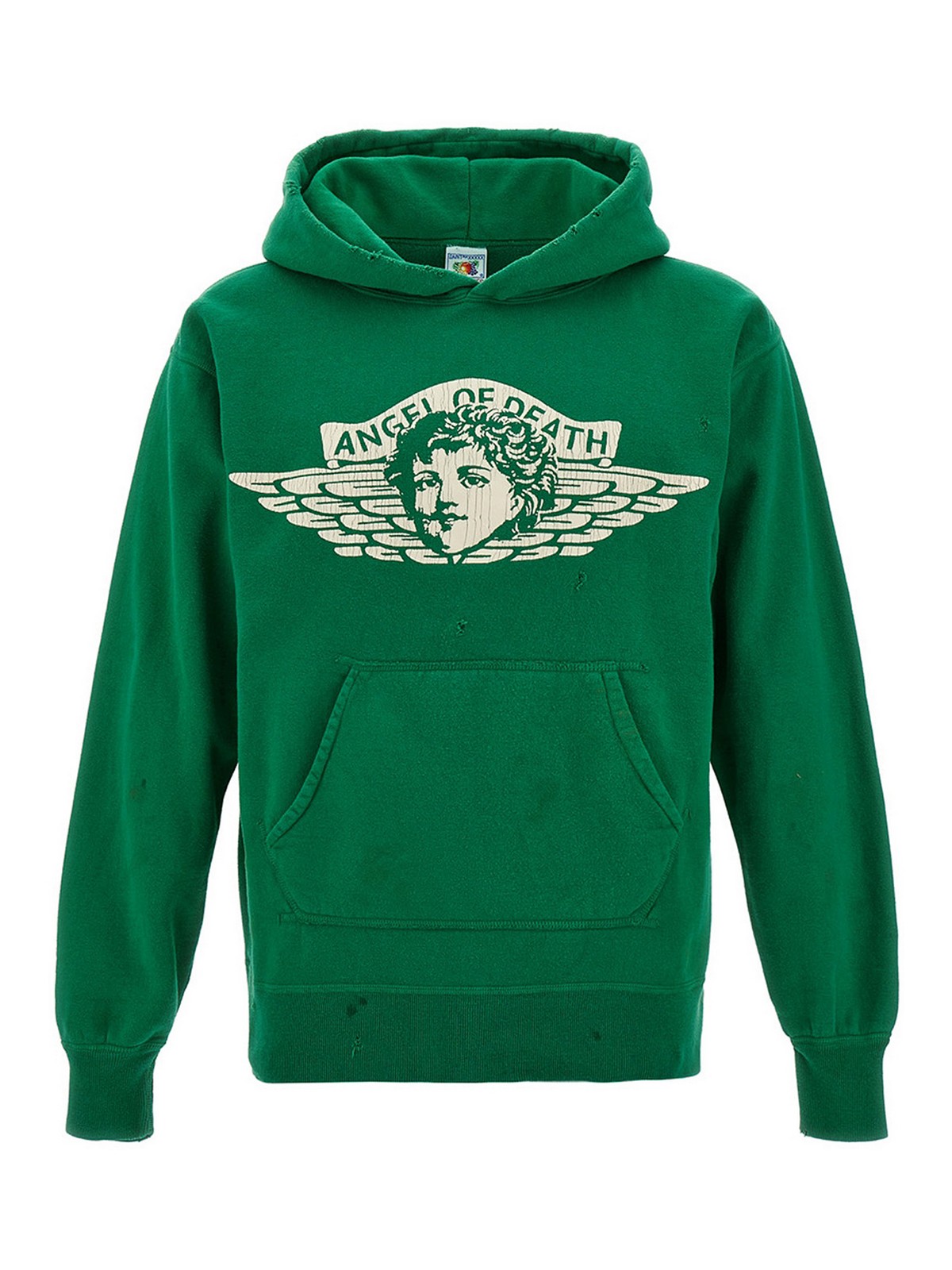 Saint Mxxxxxx angel of death hoodie - Green|SMA220000023GREEN