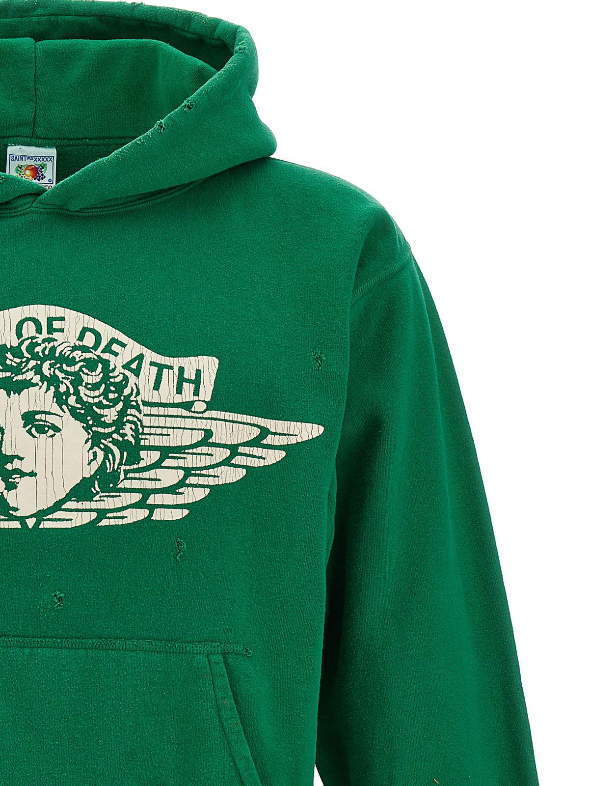 Saint Mxxxxxx angel of death hoodie - Green|SMA220000023GREEN