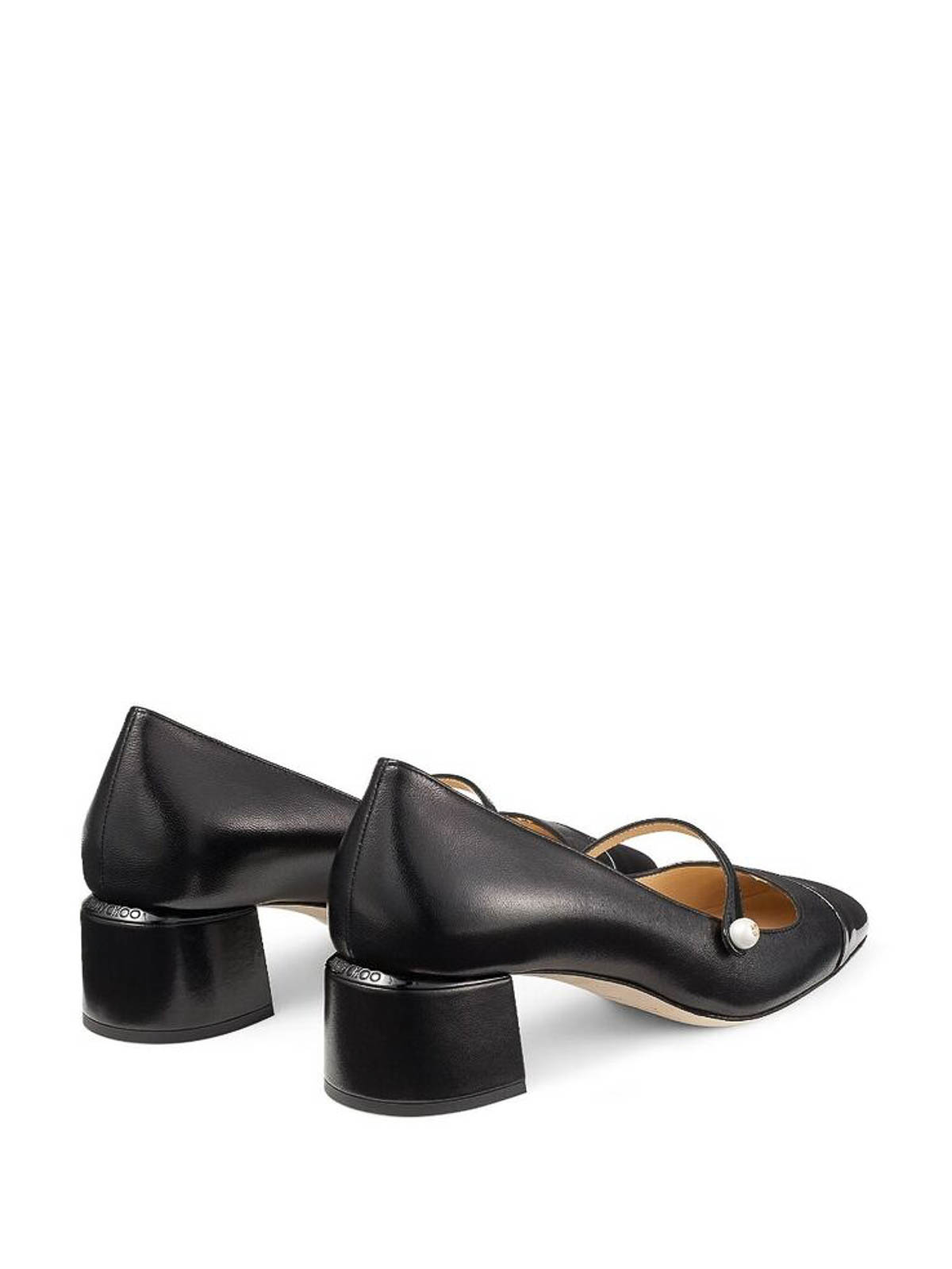 Jimmy Choo Elisa buckle stiletto pumps - Black|ELISA45PTZBKBK