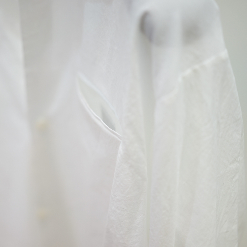SUNSEA (サンシー) 30th Collectionの新作、Shrinkage Cotton Shirt