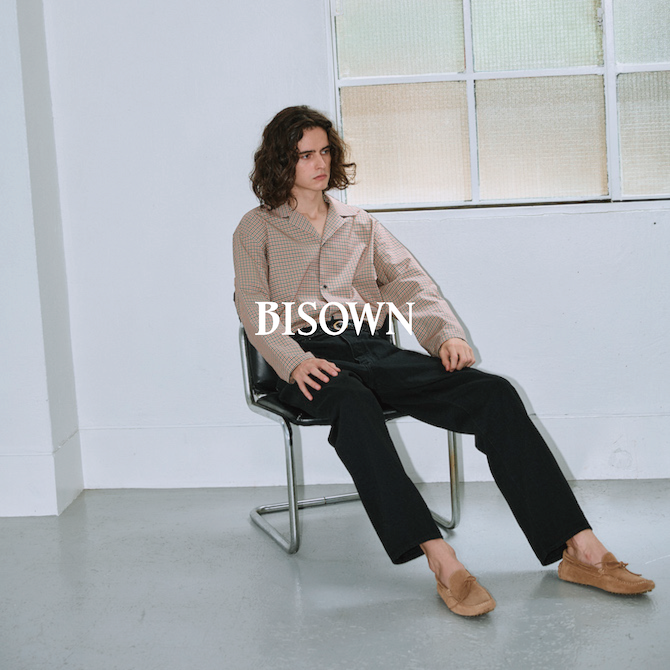 ULTERIOR】C/CASH HONEYCOMB HENLEY-NECK TOP - HUUKU