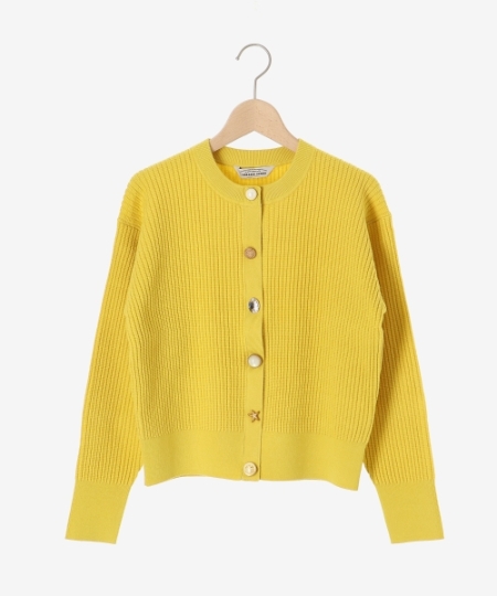 一部店舗/WEB限定》TORRAZZO DONNAワッフル風編みビジューカーデ/le