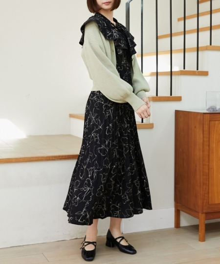 フリルカラー2wayワンピース/MAJESTIC LEGON(マジェスティックレゴン