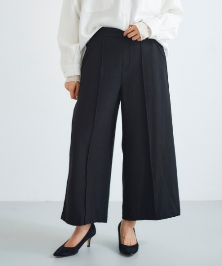 ツイードライクワイドクロップドパンツ/le.coeur blanc(ルクールブラン