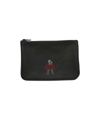 VIXEN LINE刺繍 レザーポーチ|HYSTERIC GLAMOUR MEN | HYSTERIC