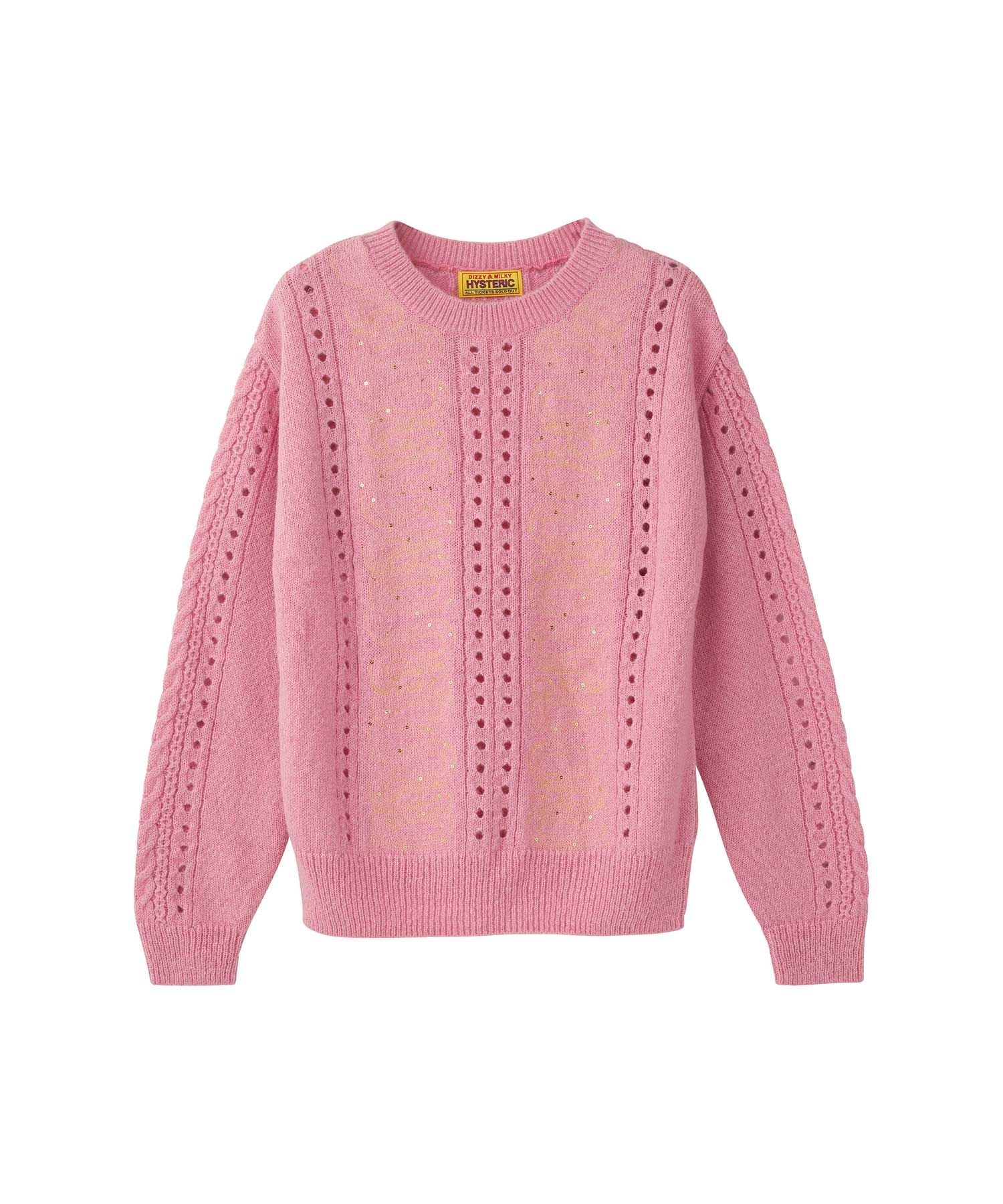 HYSTERIC SERVICEジャカード プルオーバー|HYSTERIC GLAMOUR WOMEN