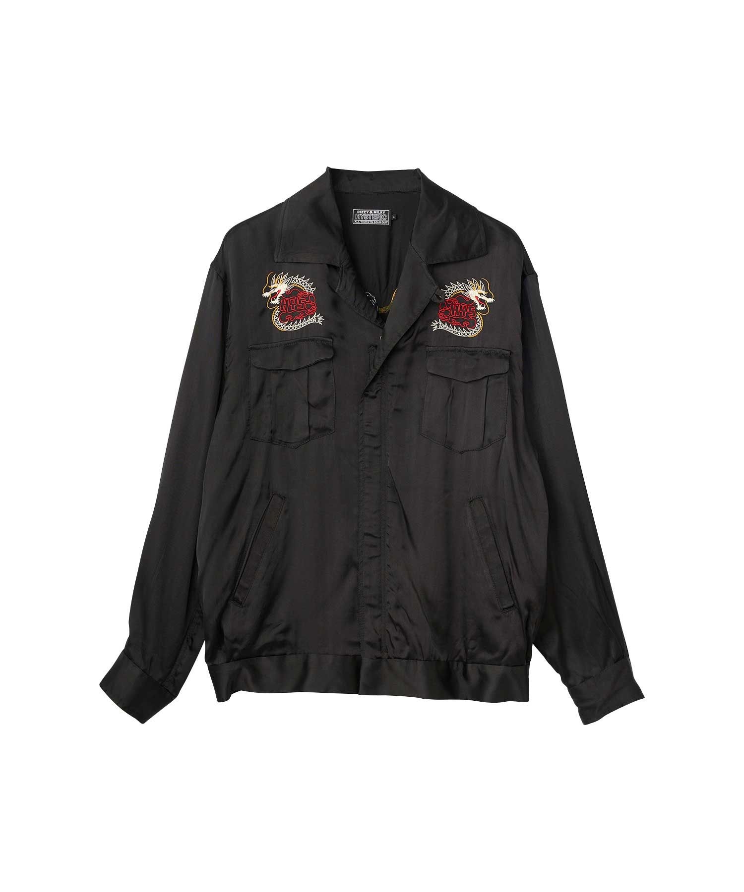 DRAGON FLAME刺繍 スーベニアシャツ|HYSTERIC GLAMOUR MEN | HYSTERIC