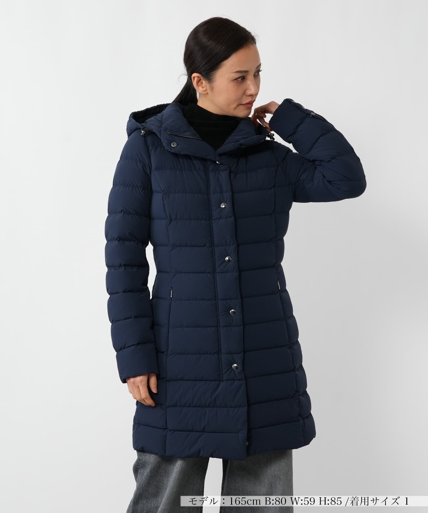 フーデッドダウンコート【CAPE HORN】|ネミカ | レリアン公式