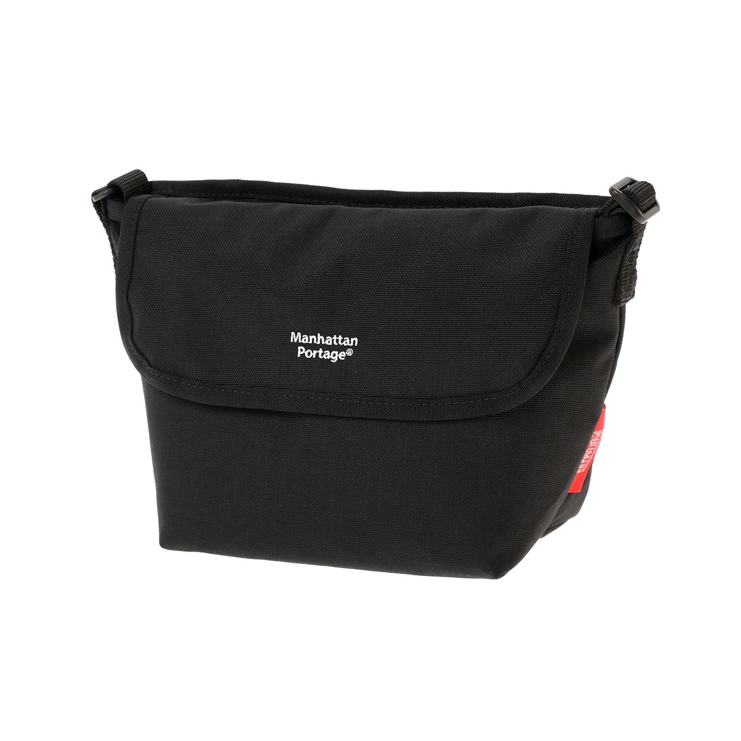 Nylon Messenger Bag Back Pocket W/ Divider Magnet | Manhattan