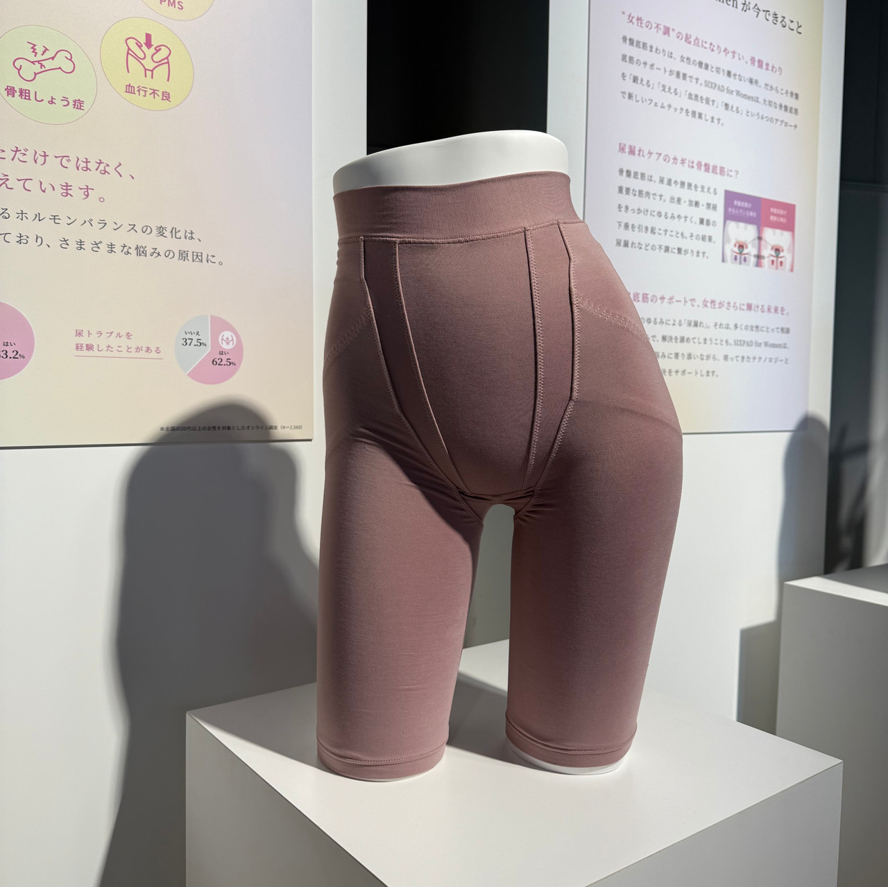 SIXPAD】はくだけで支える！骨盤底筋ケアガードルで、女性としての魅力
