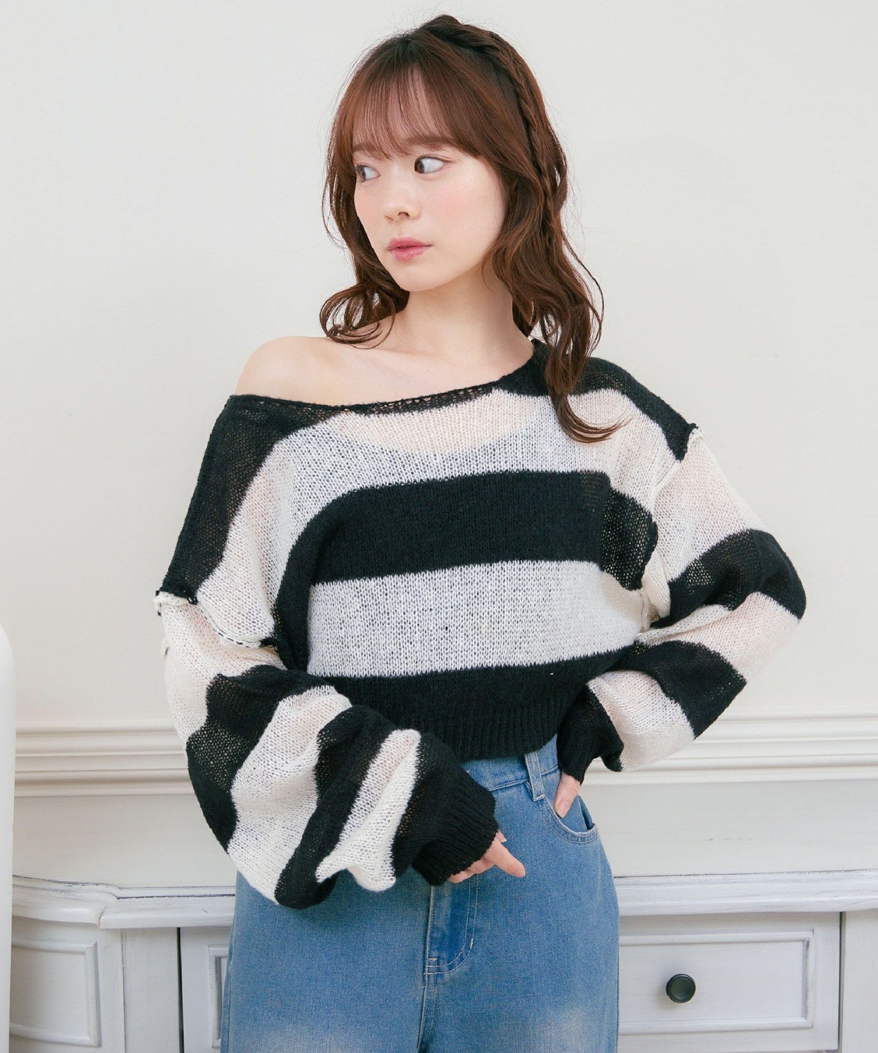 モヘアボーダーNTPO|ems excite | RETRO GIRL ONLINE STORE レトロ