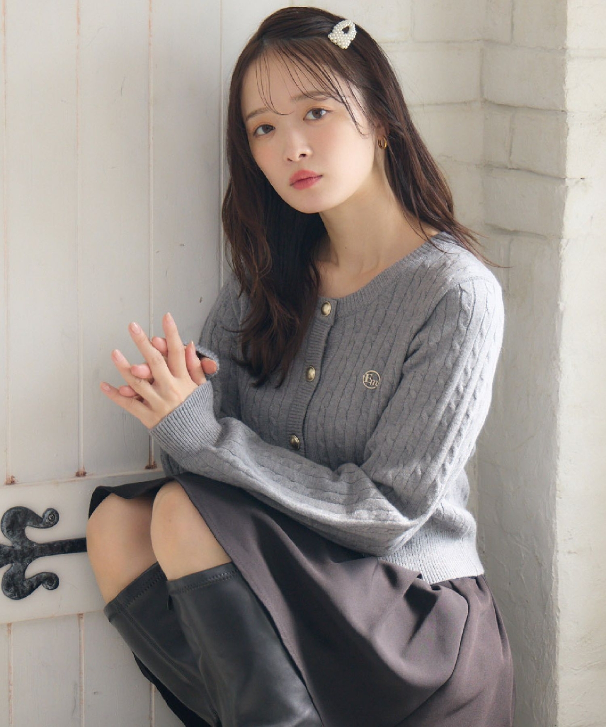 ケーブルNTカーデ|ems excite | RETRO GIRL ONLINE STORE レトロガール