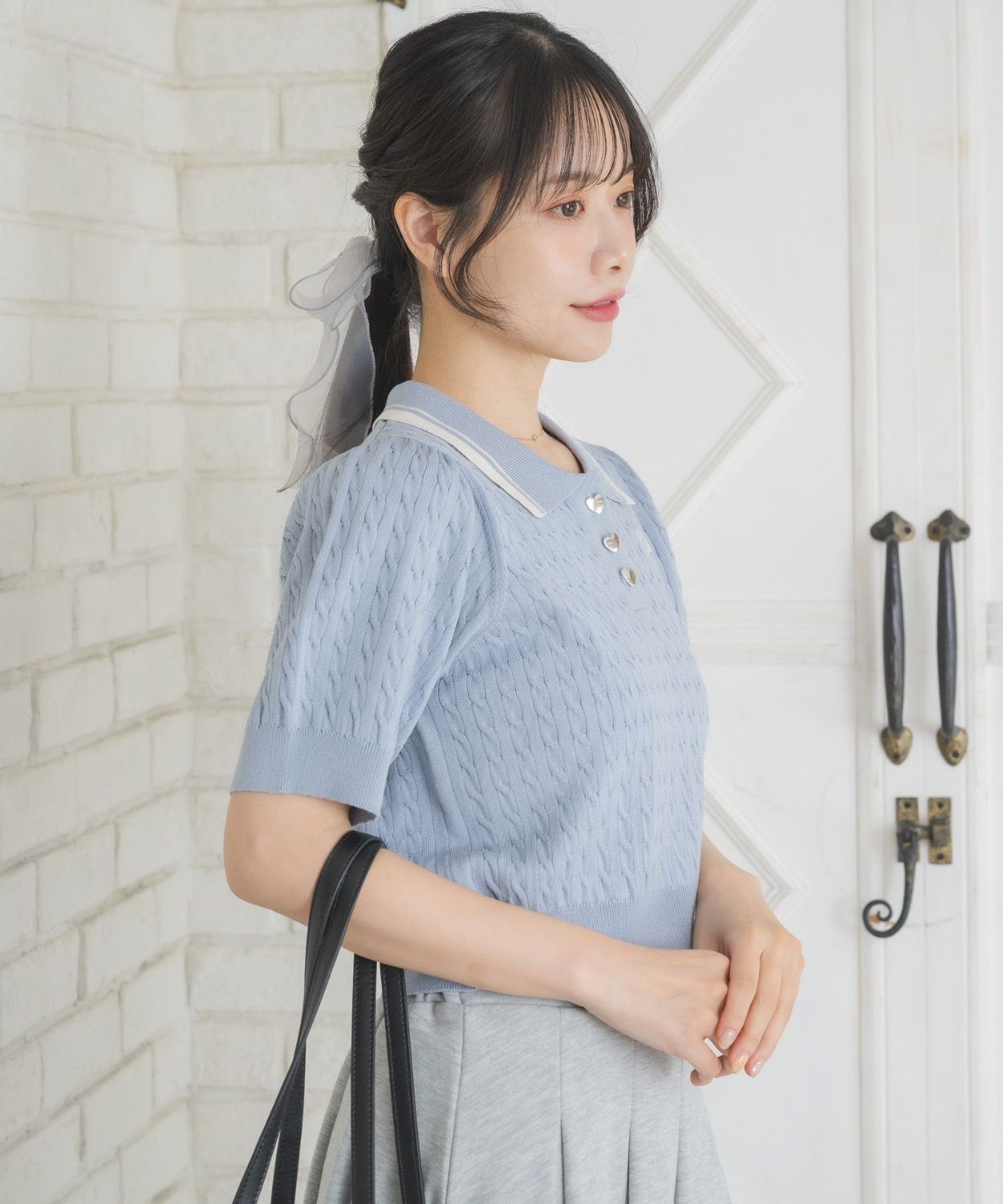 ケーブルパフ袖NTPO|ems excite | RETRO GIRL ONLINE STORE レトロ