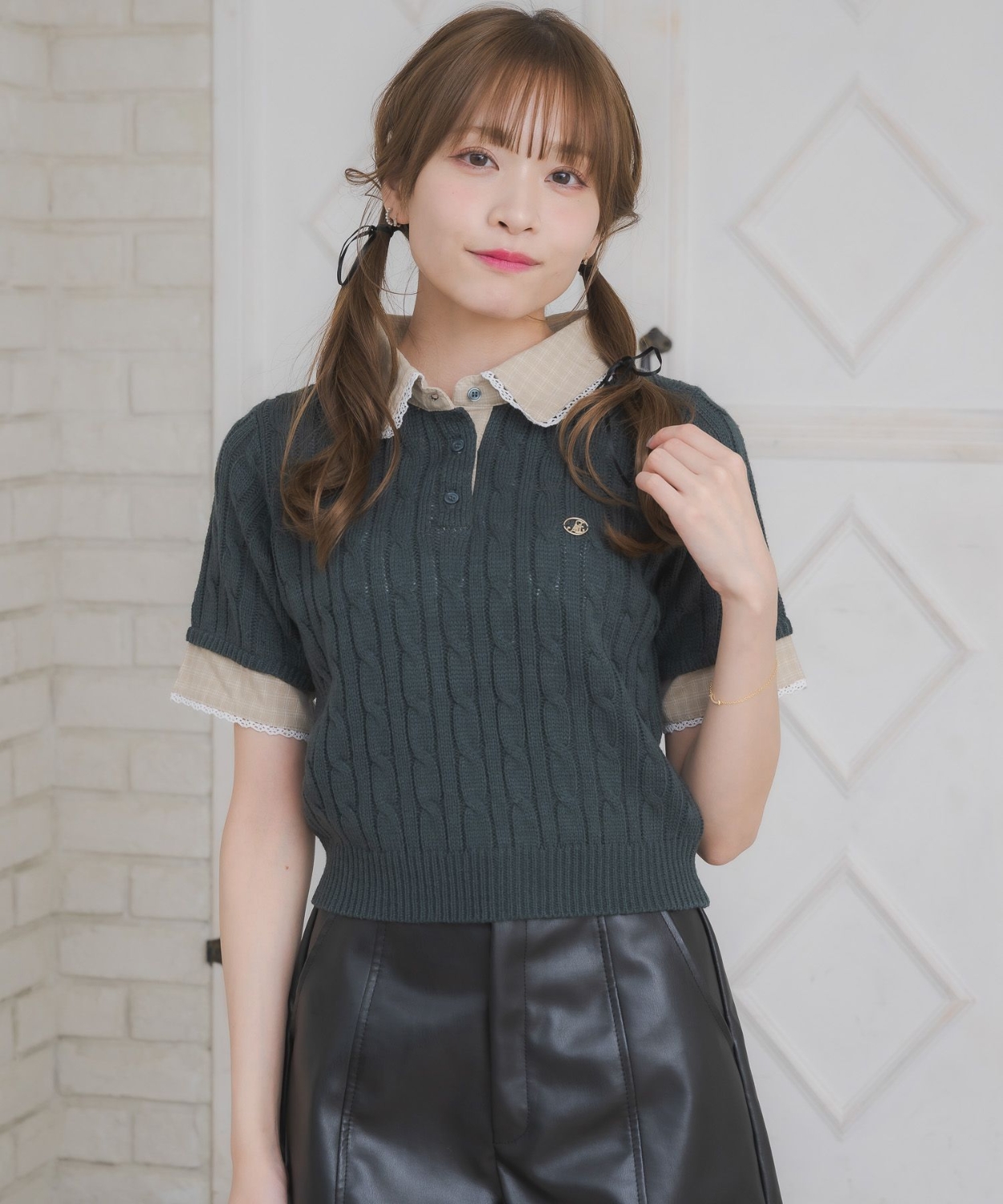 チェックSHドッキングNTPO|ems excite | RETRO GIRL ONLINE STORE