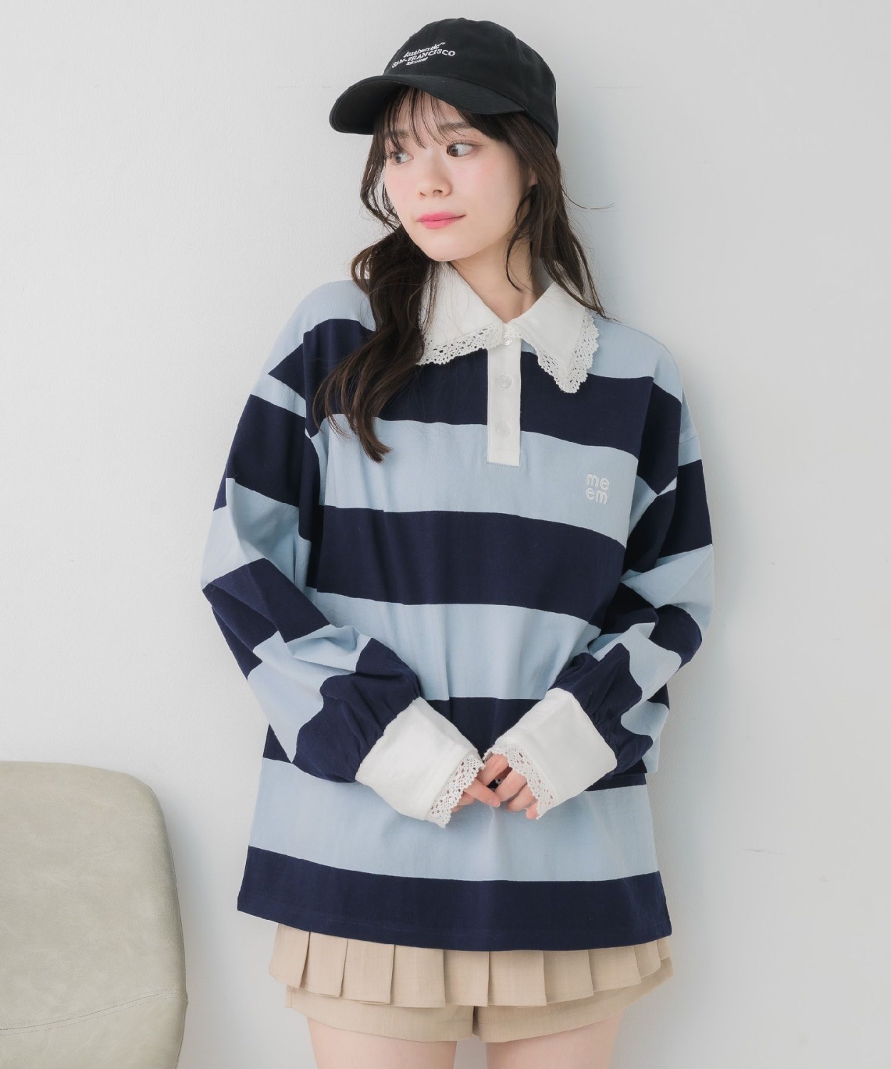 レース付きラガーSH|ems excite | RETRO GIRL ONLINE STORE レトロ