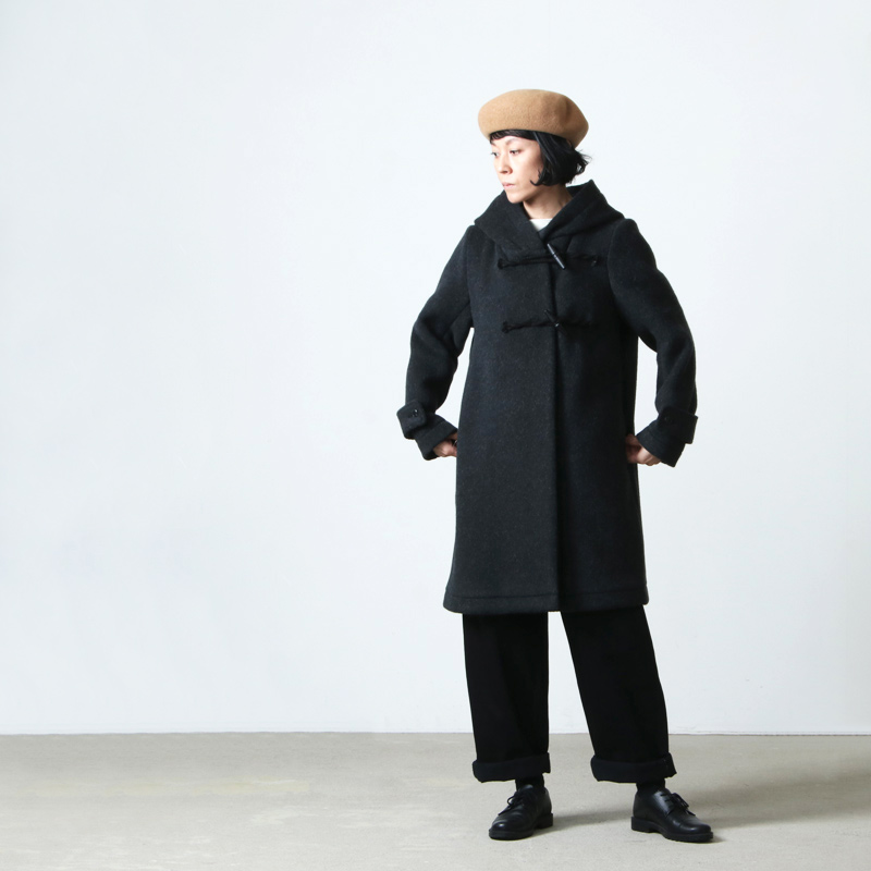 mizuiro ind (ミズイロインド) A line duffle coat / エーライン