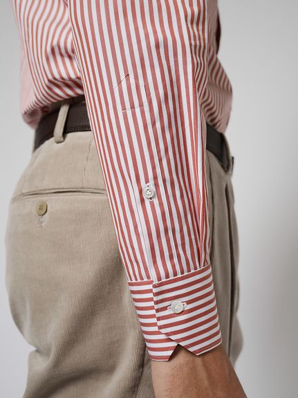 LEGGIUNO】Horizontal 120番手双糸 ブロード｜ロンドンストライプ