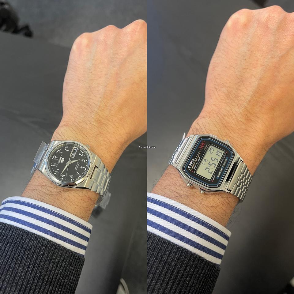 Seiko Arabic Dial SNK063J5 34mm Made in Japan for $193 for sale