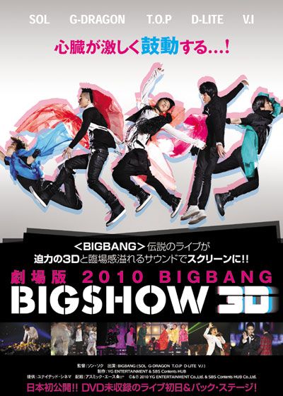劇場版 2010 BIGBANG BIGSHOW 3D (2010)：キャスト・あらすじ・作品
