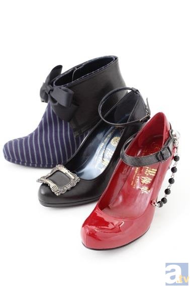 黒執事×ちゃけちょけコラボパンプス＆ブーティ、予約会が開催中