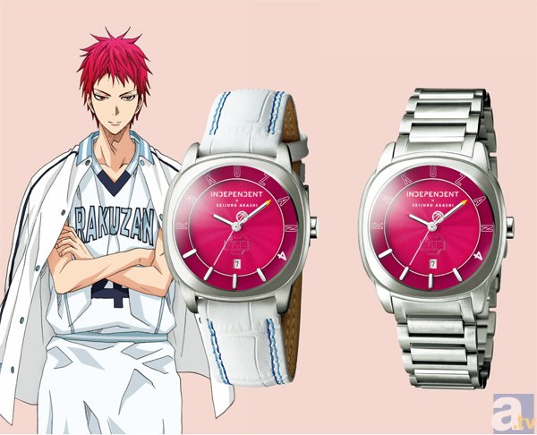 黒子のバスケ』コラボ時計に新モデル登場！火神・黄瀬・緑間 ほか
