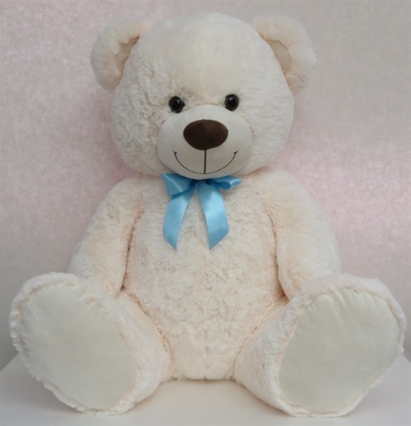 くまのぬいぐるみ クリームホワイト (L) 4580160409302 3歳から