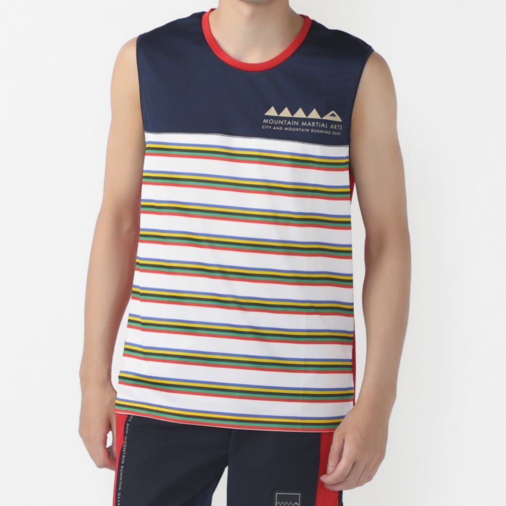 マウンテンマーシャルアーツ メンズ ランニング ノースリーブシャツ