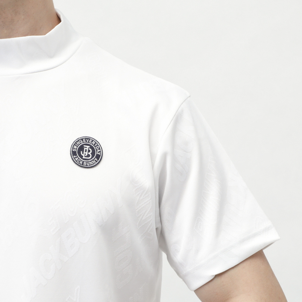 ジャック バニー ゴルフウェア 半袖シャツ 春 夏 ロゴJQモックネック