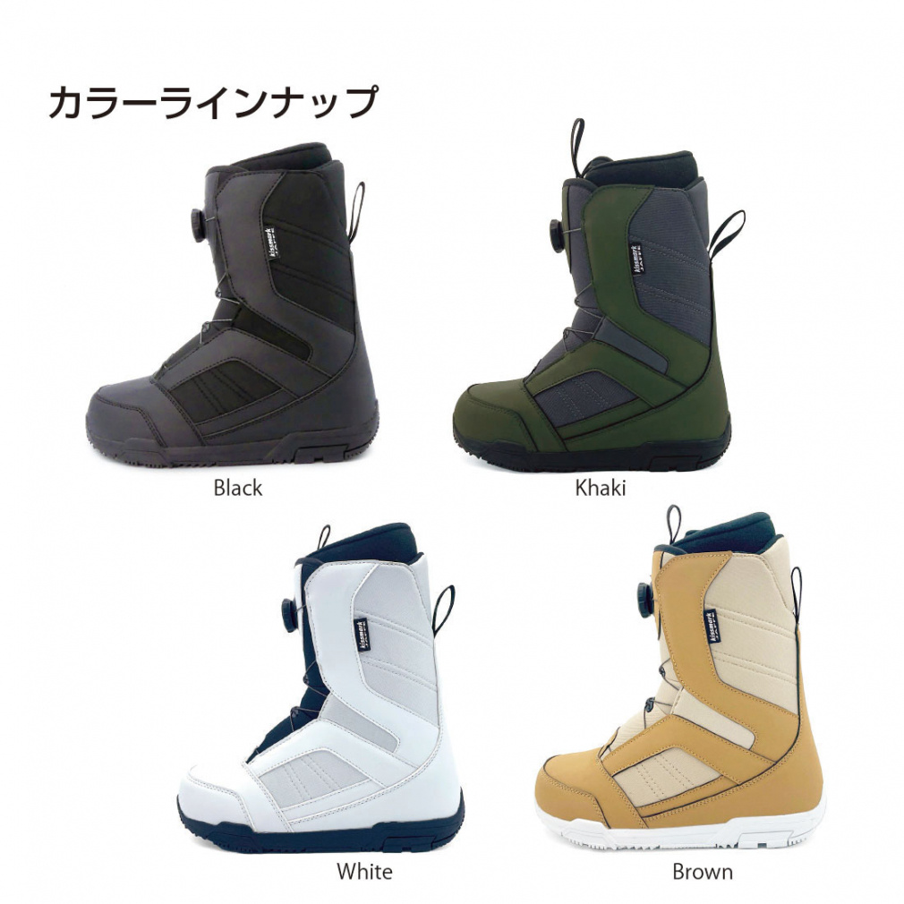 キスマーク KM ジャフィ BK スノーボード ブーツ スノボ : ブラック