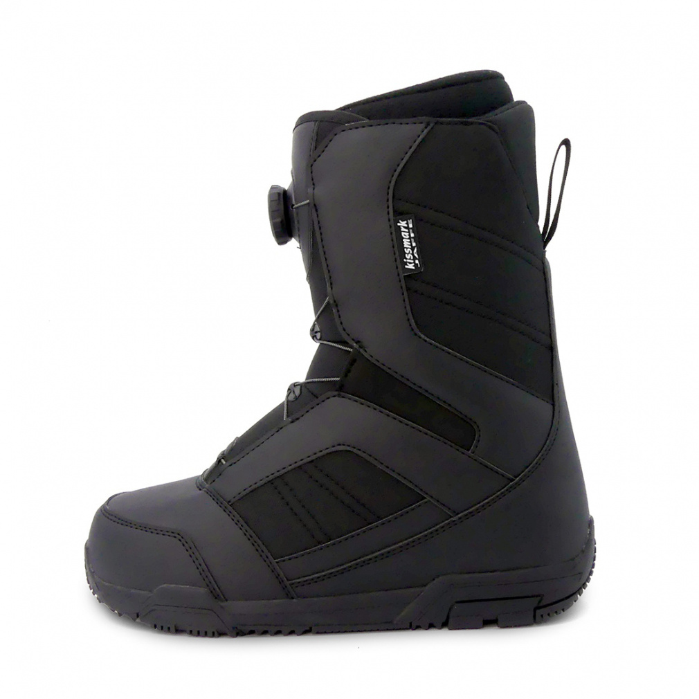 キスマーク KM ジャフィ BK スノーボード ブーツ スノボ : ブラック