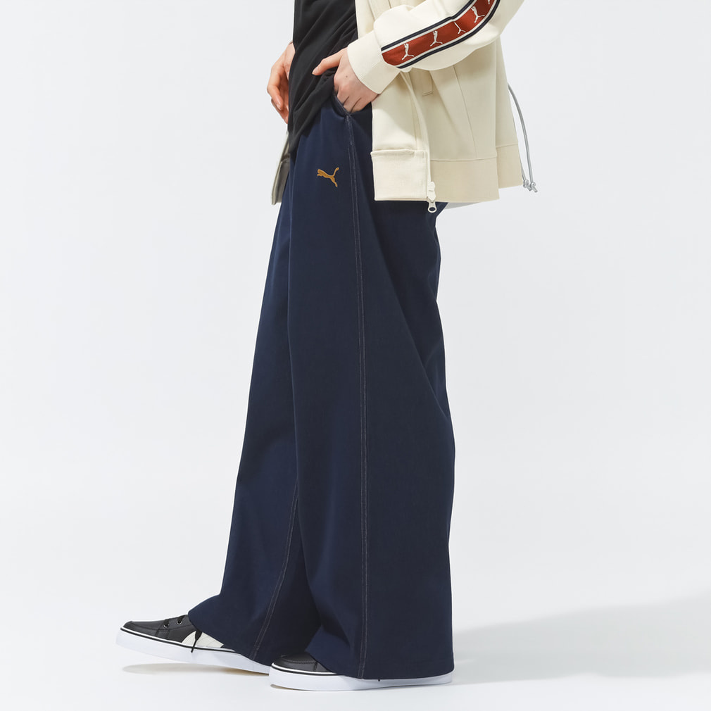 プーマ レディース ロングパンツ ESS ELEVATED デニムライク PT 693763
