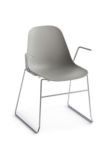 現代風チェア - POLA - Crassevig - ポリウレタン製 / スチール脚 / 布張り