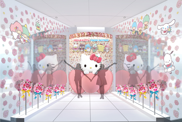 東京スカイツリー®が可愛く変身！ハローキティの誕生日をお祝いしよう