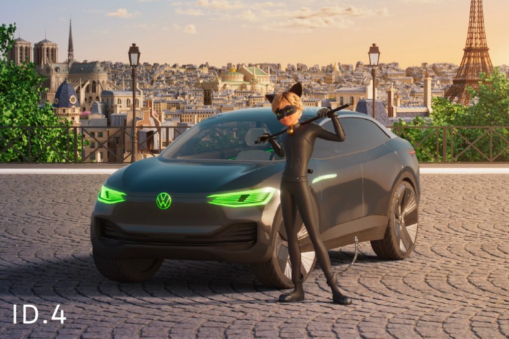 3Dアニメ「ミラキュラス レディバグ＆シャノワール」でVWのEVが大活躍