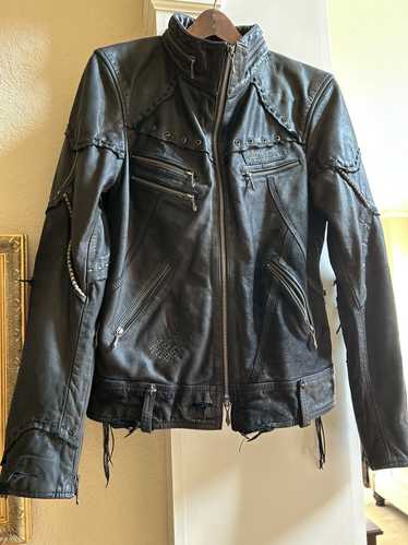 14th addiction leather jacket - Gem