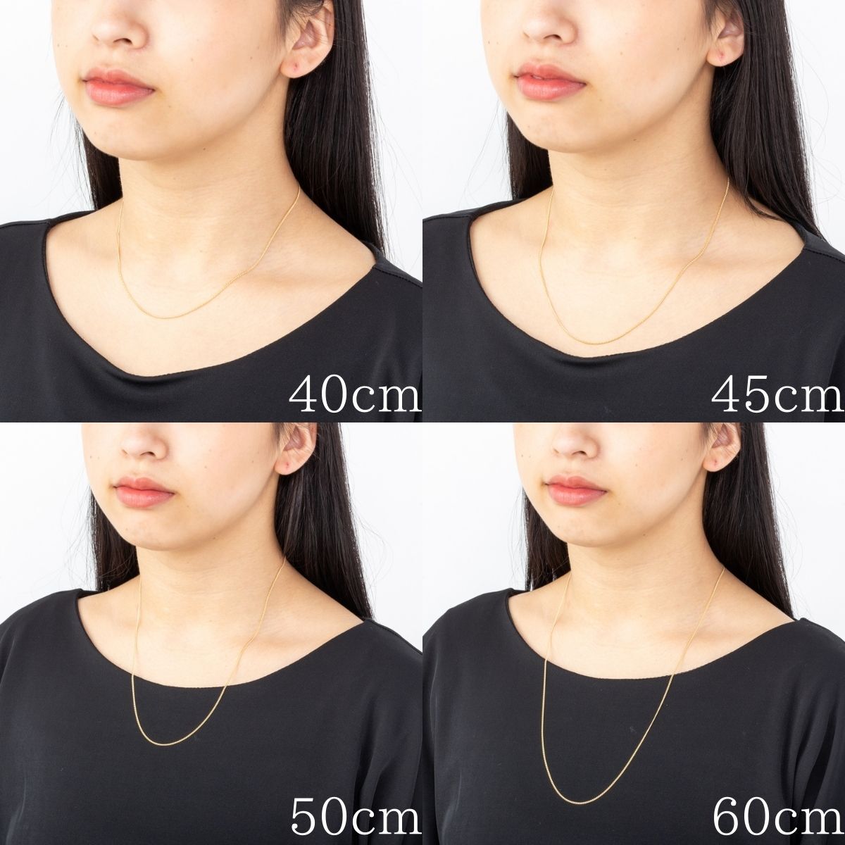 18金 k18 イエローゴールド 喜平 ネックレス チェーン 60cm 1.2g【喜平