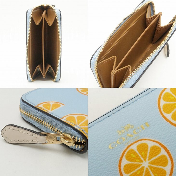 コーチ COACH 財布 小銭入れ カードケース コインケース みかん