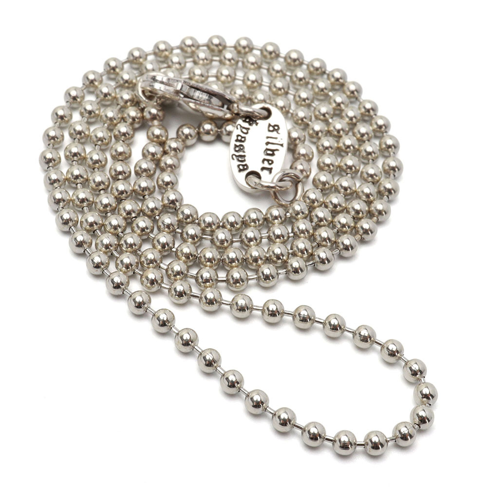 シルバー925 ボールチェーン ネックレス 幅2mm ネックレスチェーン