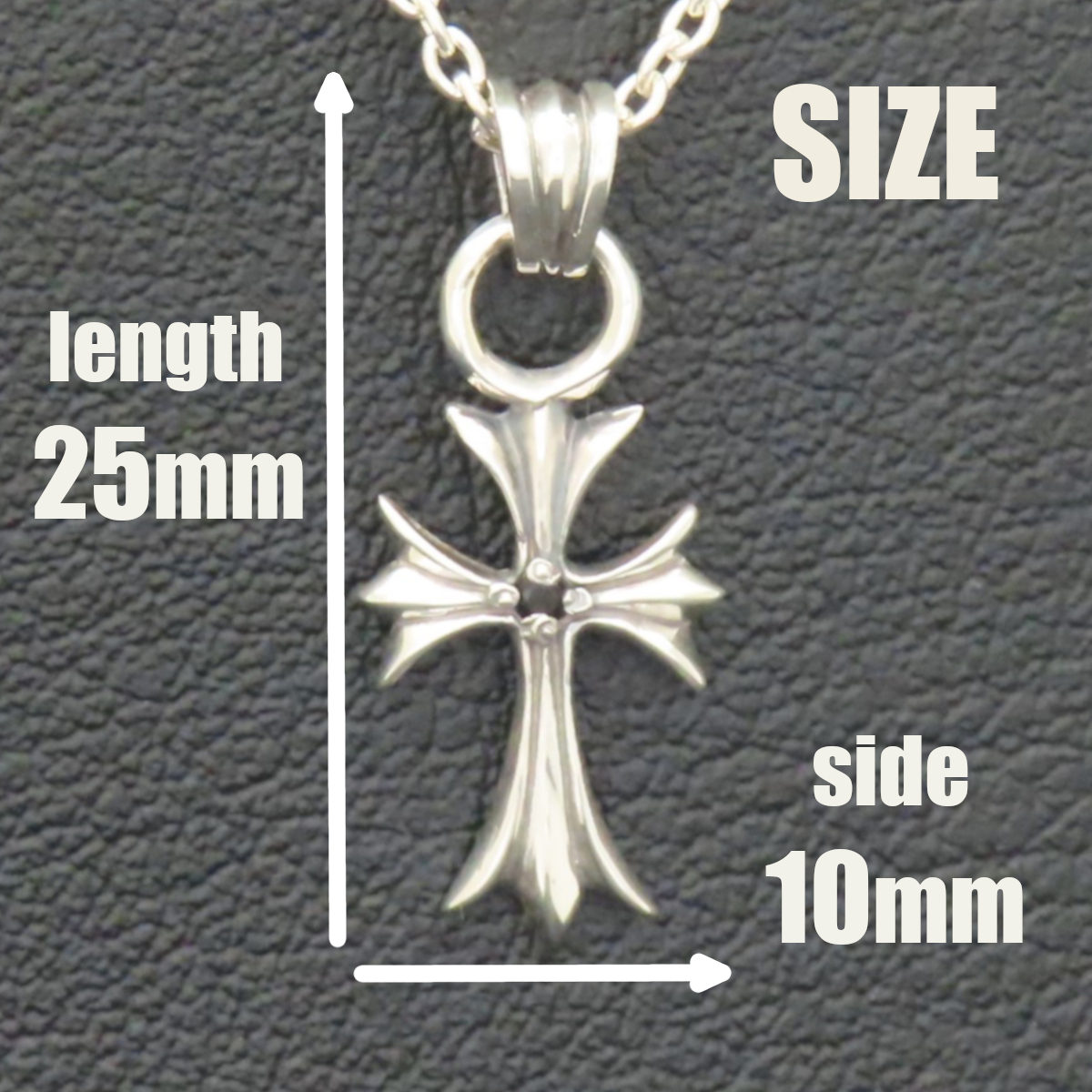 クロスネックレス シルバー925 【刻印無料】 クロス 十字架 ネックレス